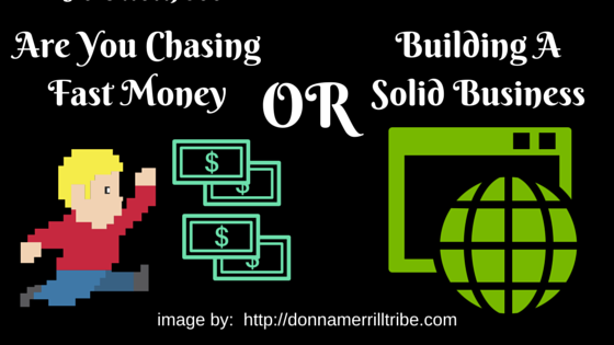 Chasing Money OR Building Business