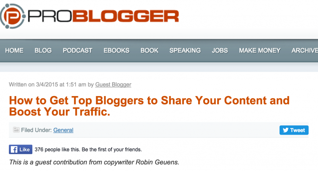 Driving Tons Of Free Traffic To Your Blog