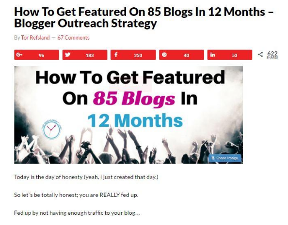 Blogger Outreach Strategy