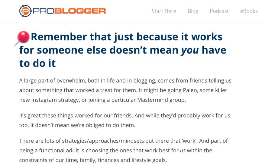 Overcome Blogger Overwhelm