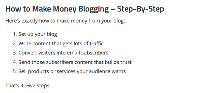 How to start making money with your blog