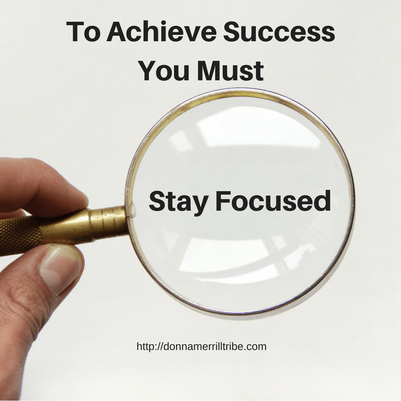 Stay focused on success