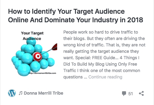 identify your target audience