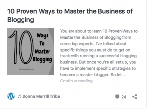 master the business of blogging