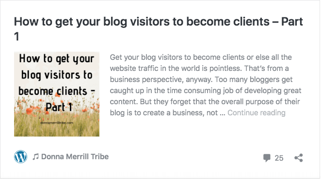 How to get your blog visitors to become clients - Part 1