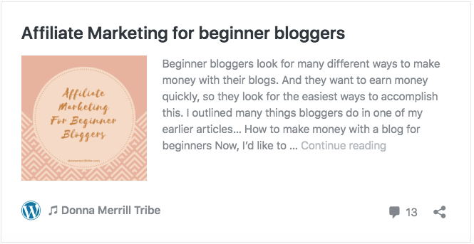 Affiliate Marketing for beginner bloggers