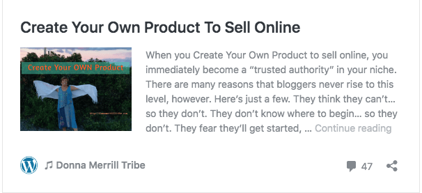 Create Your Own Product To Sell Online
