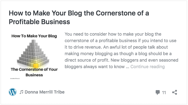 How to Make Your Blog the Cornerstone of a Profitable Business