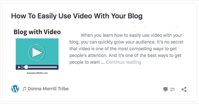 How To Easily Use Video With Your Blog