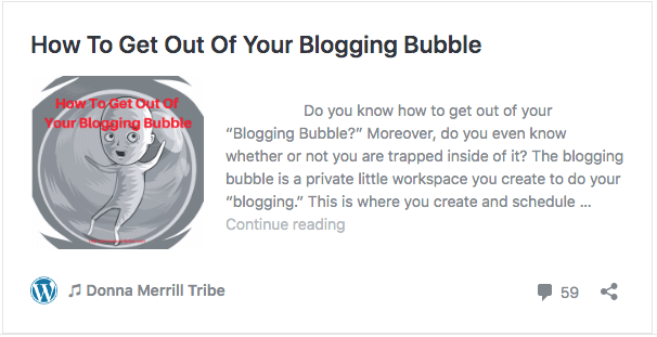 How to get out of your blogging bubble