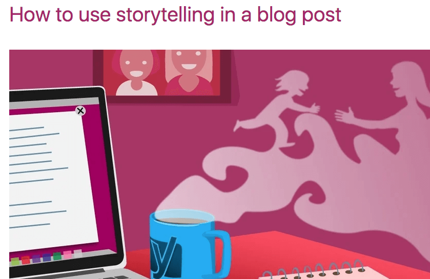 Storyt telling in Blog Post