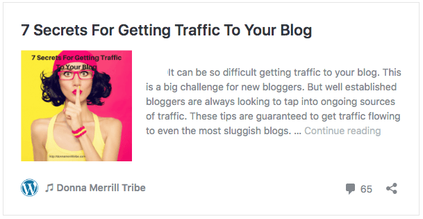 7 Secrets For Getting Traffic To Your Blog