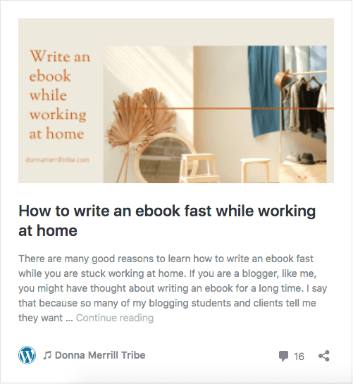 How to write an ebook fast while working at home