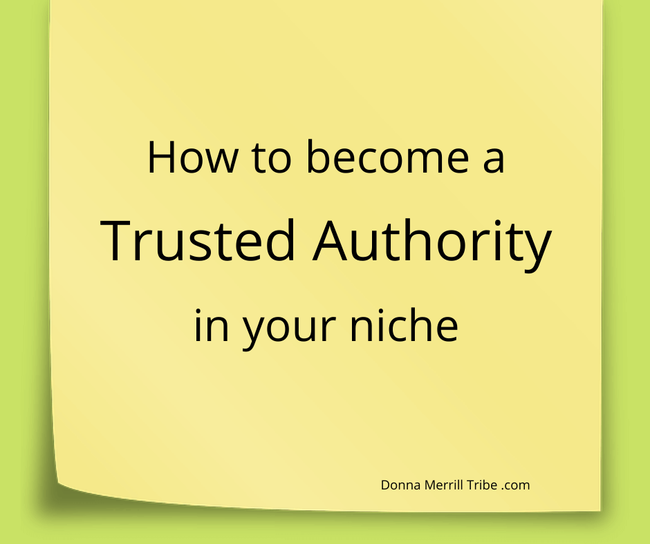 How to become a trusted authority