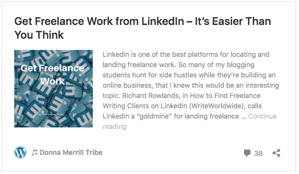 Get Freelance Work from LinkedIn