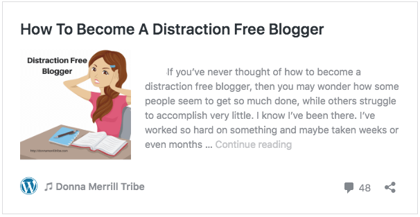 How to become a distraction free blogger