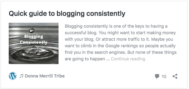 Quick guide to blogging consistently