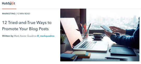 Ways to promote your blog posts