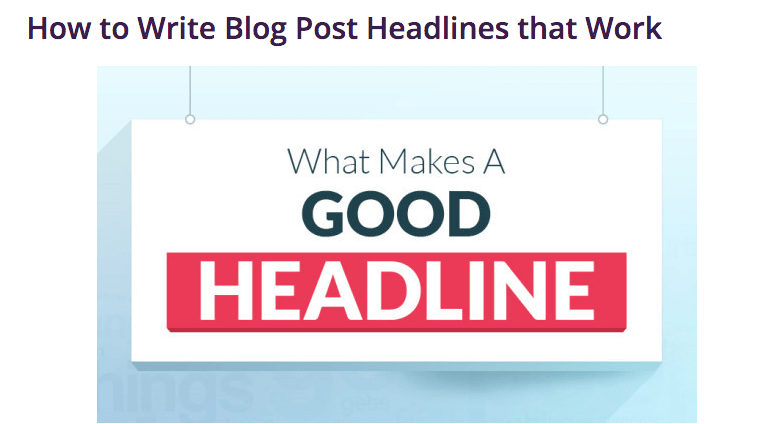 Good blog post headlines