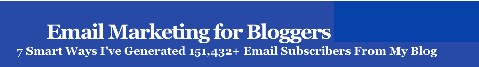 email marketing for bloggers