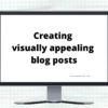 visually appealing blog posts