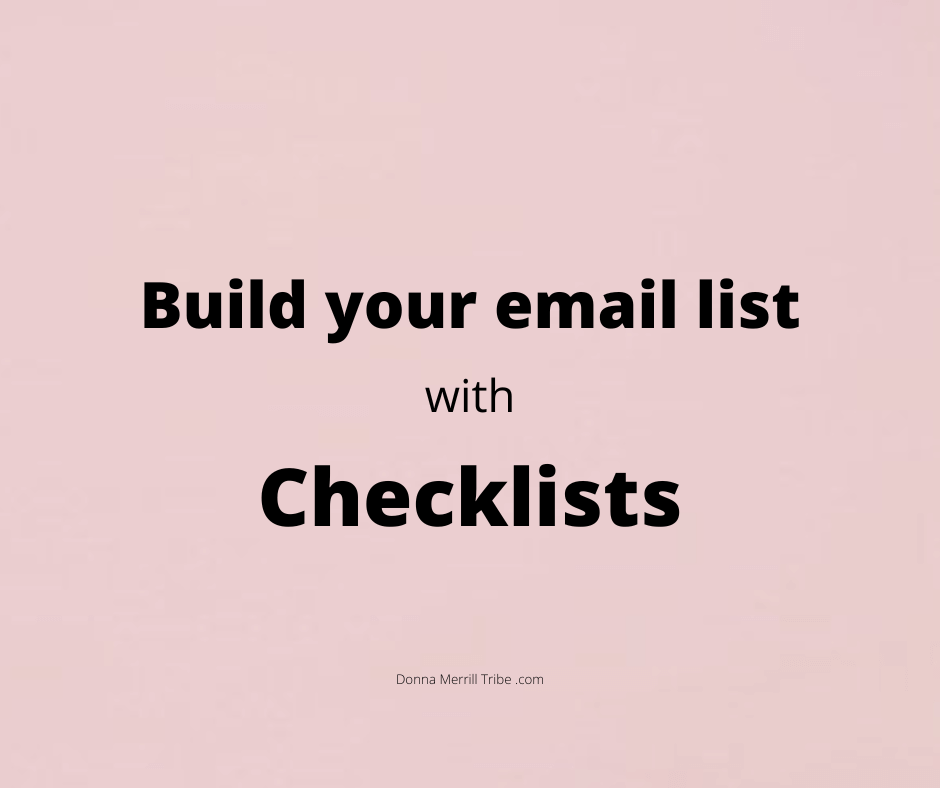 email list Checklists