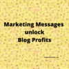 blog Marketing Messages