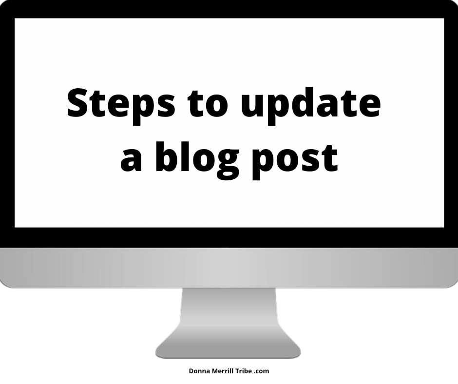 Update a blog post