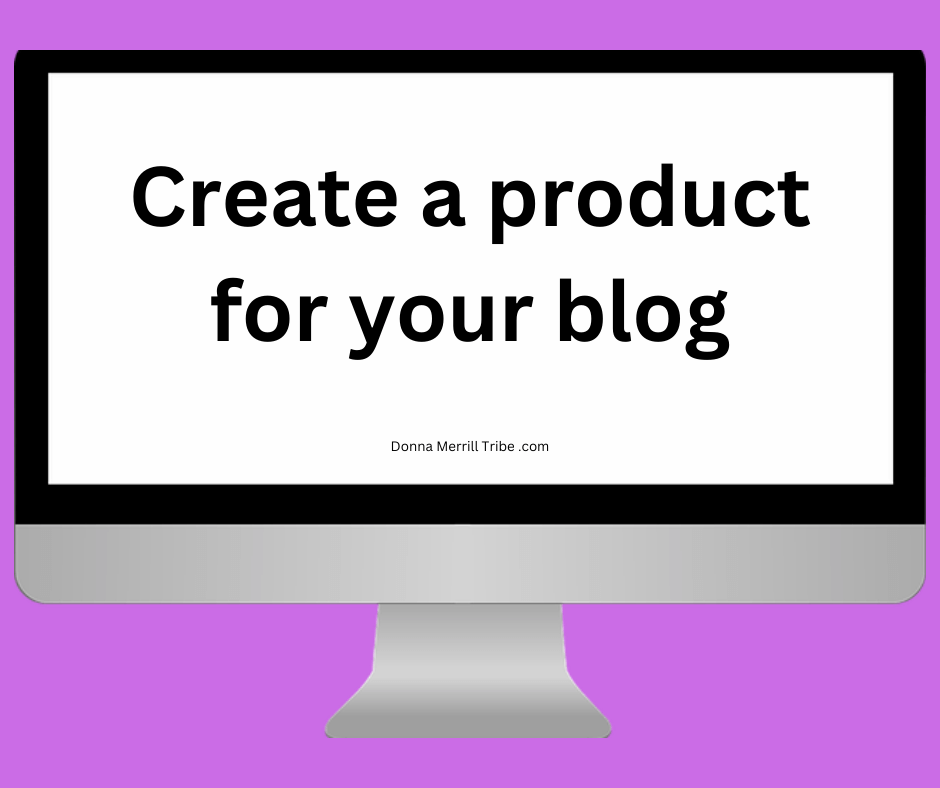 Create a product for your blog