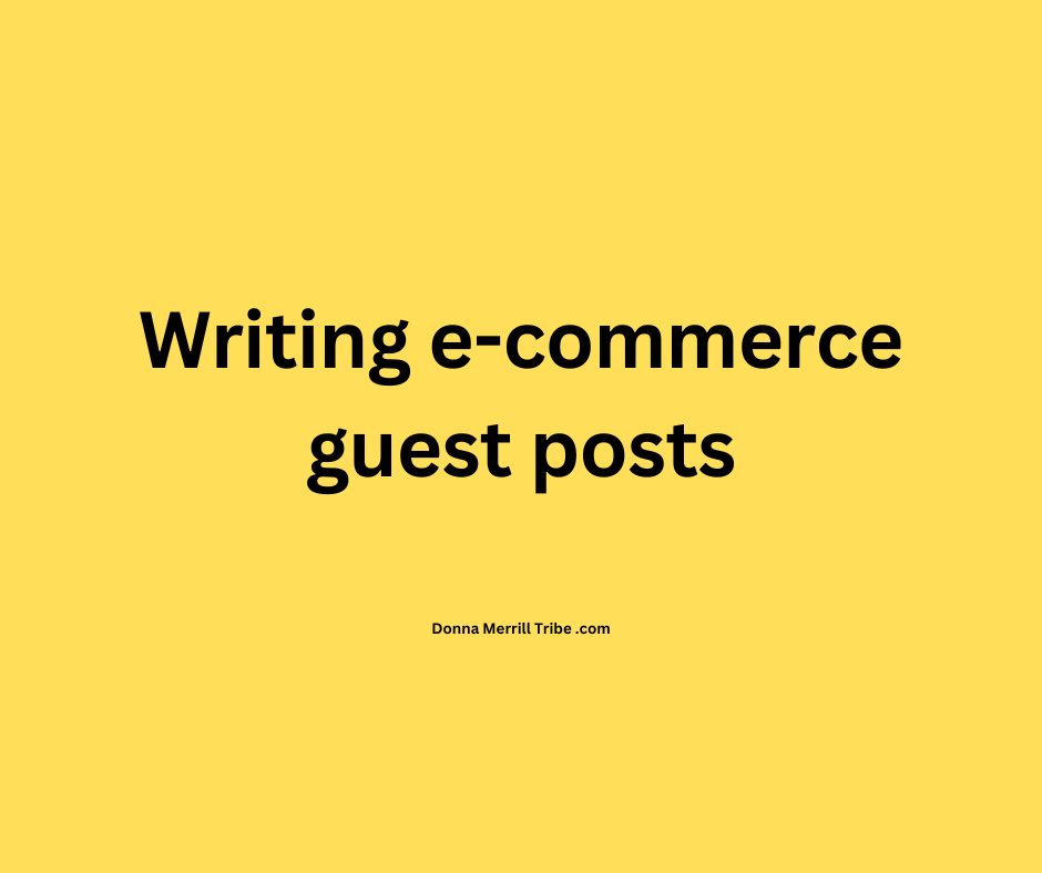 e-commerce guest posts